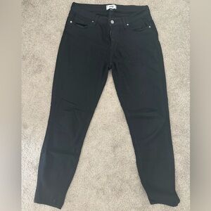 Paige Denim - Black straight leg jeans
